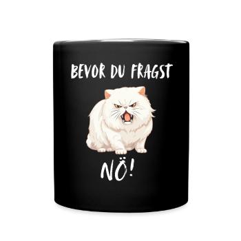 Irony Tshirt Funny Funny Humor Sarcasm Laughter - Full Colour Mug - black - Front