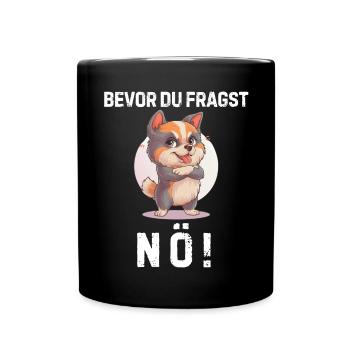 Irony Tshirt Funny Funny Humor Sarcasm Laughter - Full Colour Mug - black - Front
