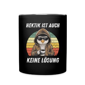 Irony Tshirt Funny Funny Humor Sarcasm Laughter - Full Colour Mug - black - Front