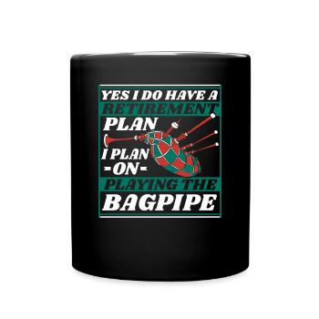 J’ai un plan de retraite Blowpipe Super - Mug uni - noir - Devant
