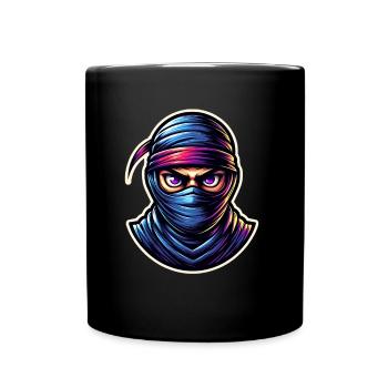 Ninja - Tasse einfarbig - Schwarz - Vorne