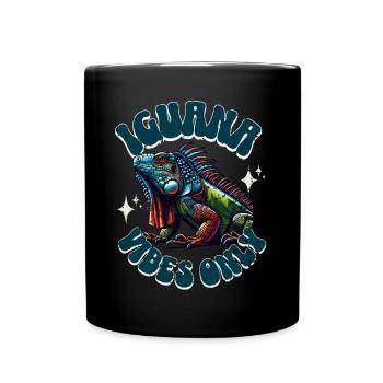 Iguana - Full Colour Mug - black - Front