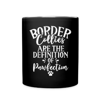Cadeaux Border Collie - Mug uni - noir - Devant