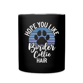 Cadeaux Border Collie - Mug uni - noir - Devant