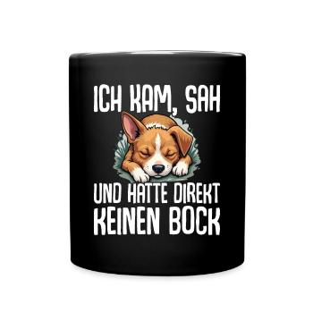 Je suis venu, j’ai vu et je n’en ai pas eu envie tout de suite - Mug uni - noir - Devant