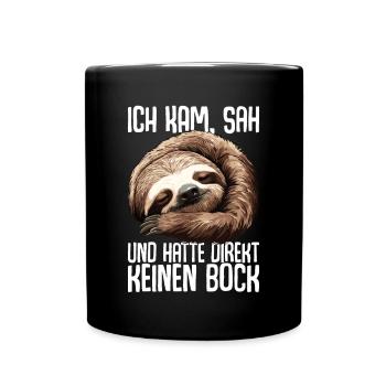 Je suis venu, j’ai vu et je n’en ai pas eu envie tout de suite - Mug uni - noir - Devant