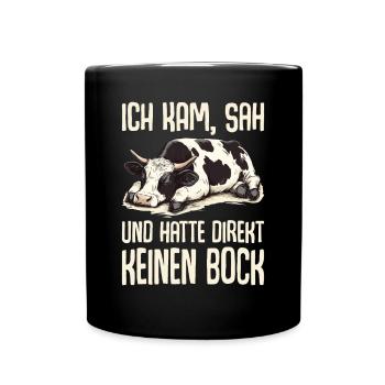 Je suis venu, j’ai vu et je n’en ai pas eu envie tout de suite - Mug uni - noir - Devant