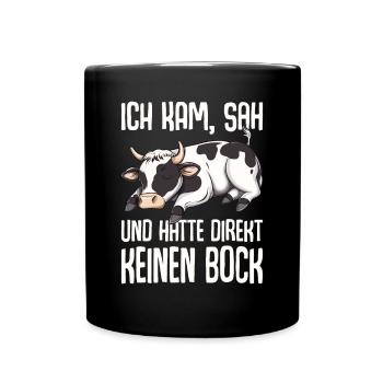Je suis venu, j’ai vu et je n’en ai pas eu envie tout de suite - Mug uni - noir - Devant