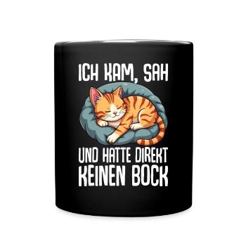 Je suis venu, j’ai vu et je n’en ai pas eu envie tout de suite - Mug uni - noir - Devant