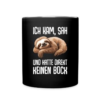 Je suis venu, j’ai vu et je n’en ai pas eu envie tout de suite - Mug uni - noir - Devant