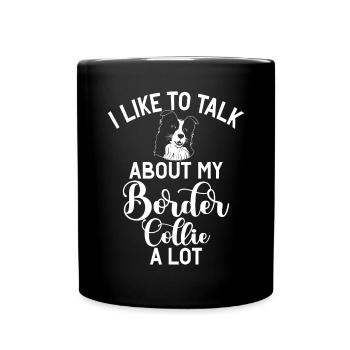 Cadeaux Border Collie - Mug uni - noir - Devant