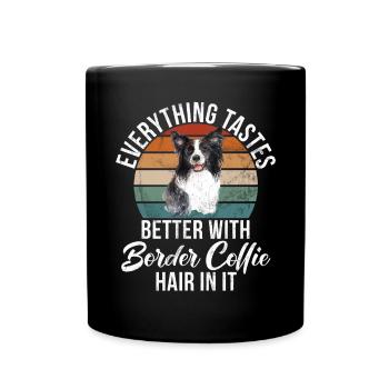 Cadeaux Border Collie - Mug uni - noir - Devant