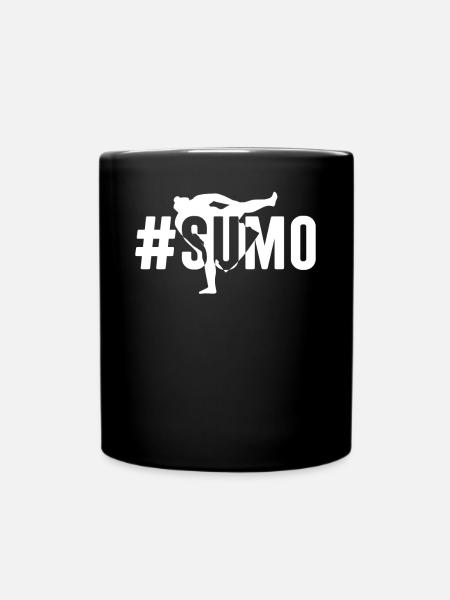 Sumo - #sumo - Sumo Arts Martiaux Japon Sumo Wrestl - Mug uni - noir
