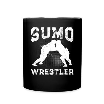 Lutte Sumo Combattant de Sumo Lutteur de sumo - Mug uni - noir - Devant