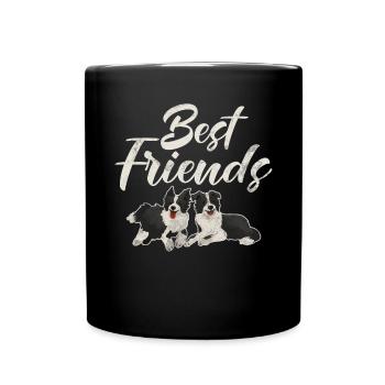 Cadeaux Border Collie - Mug uni - noir - Devant