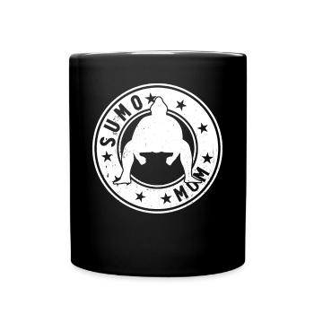 Combattante de Sumo Mama Lutteuse de Sumo Maman - Mug uni - noir - Devant