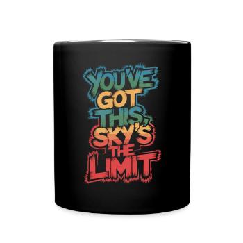 Croyez en vous : rien n’est impossible - Mug uni - noir - Devant