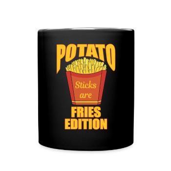 Potato Sticks Are Fries Edition - Full Colour Mug - black - Front