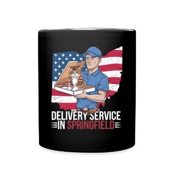 Service de livraison OH Débat  Harris Manger - Mug uni - noir - Devant