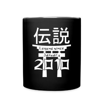Legend since January 2010 Birthday Gift - Full Colour Mug - black - Front