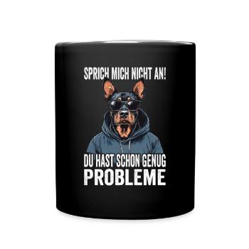Ne me parlez pas, vous avez déjà assez de problèmes - Mug uni - noir - Devant
