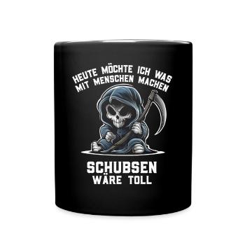 Ironie coquine Travail drôle Sarcasme drôle Antisocial - Mug uni - noir - Devant