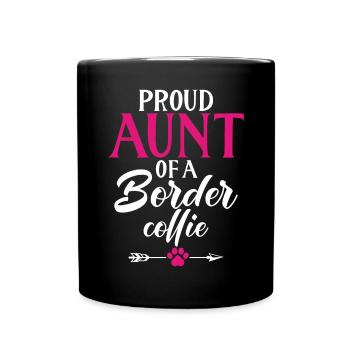 Border Collie Gifts - Tasse einfarbig - Schwarz - Vorne