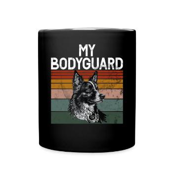 Cadeaux Border Collie - Mug uni - noir - Devant