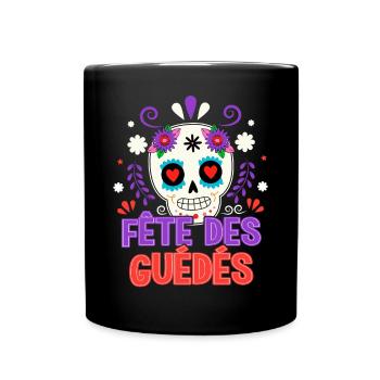 Fierté Haïti, pays drapeau haïtien - Mug uni - noir - Devant