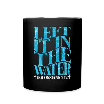 Taufe Getaufte Christliche Jesusgott -Bibel - Tasse einfarbig - Schwarz - Vorne