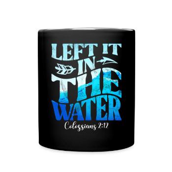 Taufe Getaufte Christliche Jesusgott -Bibel - Tasse einfarbig - Schwarz - Vorne