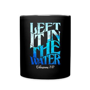 Taufe Getaufte Christliche Jesusgott -Bibel - Tasse einfarbig - Schwarz - Vorne