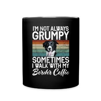 Cadeaux Border Collie - Mug uni - noir - Devant