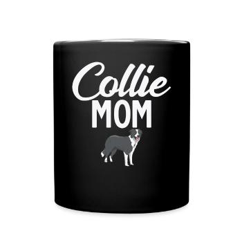 Cadeaux Border Collie - Mug uni - noir - Devant