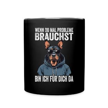Si jamais vous avez besoin de problèmes, je suis là pour vous - Mug uni - noir - Devant