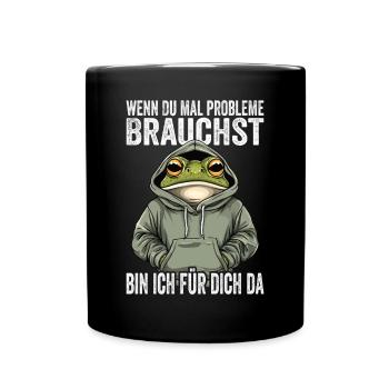 Si jamais vous avez besoin de problèmes, je suis là pour vous - Mug uni - noir - Devant