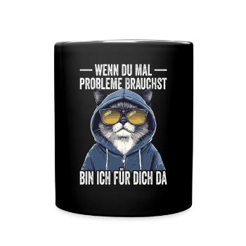 Si jamais vous avez besoin de problèmes, je suis là pour vous - Mug uni - noir - Devant