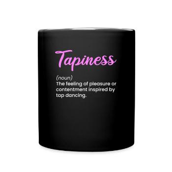 tapiness, tap dance - Tasse einfarbig - Schwarz - Vorne