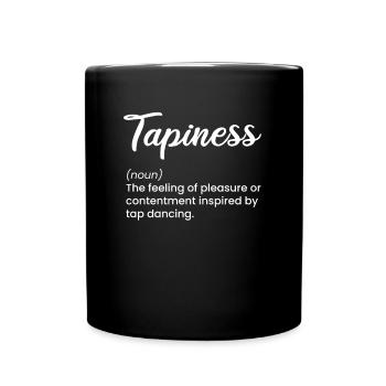 tapiness, tap dance - Tasse einfarbig - Schwarz - Vorne