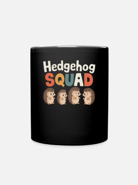 Igel Gruppen Design Igel Squad - Enfärgad mugg - svart