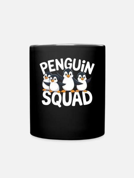 Penguin Gruppen Design Penguin Squad - Tasse einfarbig - Schwarz