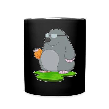 Taupe Basketteur Basketteur - Mug uni - noir - Devant