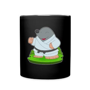 Karaté Mole Arts martiaux - Mug uni - noir - Devant