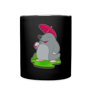 Mole Umbrella - Full Colour Mug - black - Front