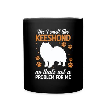 Wolfspitz : , je sens comme Keeshond - Mug uni - noir - Devant