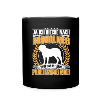 Broholmer Oui, je sens comme Broholmer - Mug uni - noir - Devant