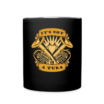 Ce n’est pas un instrument de tuba Euphoniste Euphoniste - Mug uni - noir - Devant