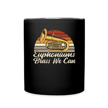 Euphoniums Laiton On peut Euphoniste Euphoniste - Mug uni - noir - Devant