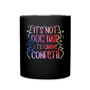 Chien Chiot Soins pour animaux de compagnie Salon d’emploi - Mug uni - noir - Devant