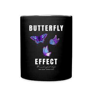 Techno Gift Rave Festival Party Music Tekk EDM - Full Colour Mug - black - Front